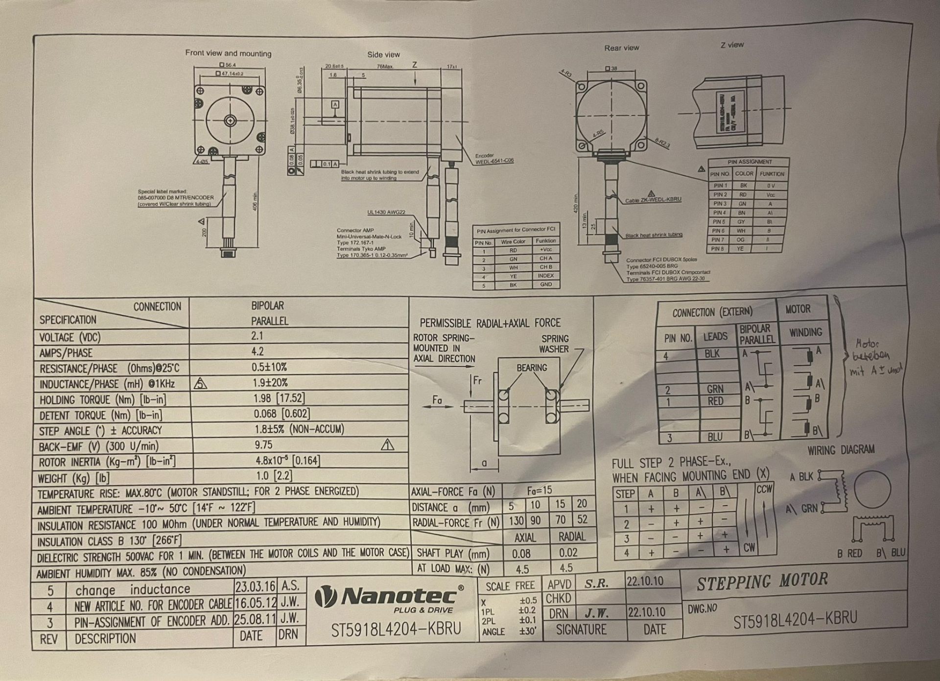 Nanotec — Datenblatt